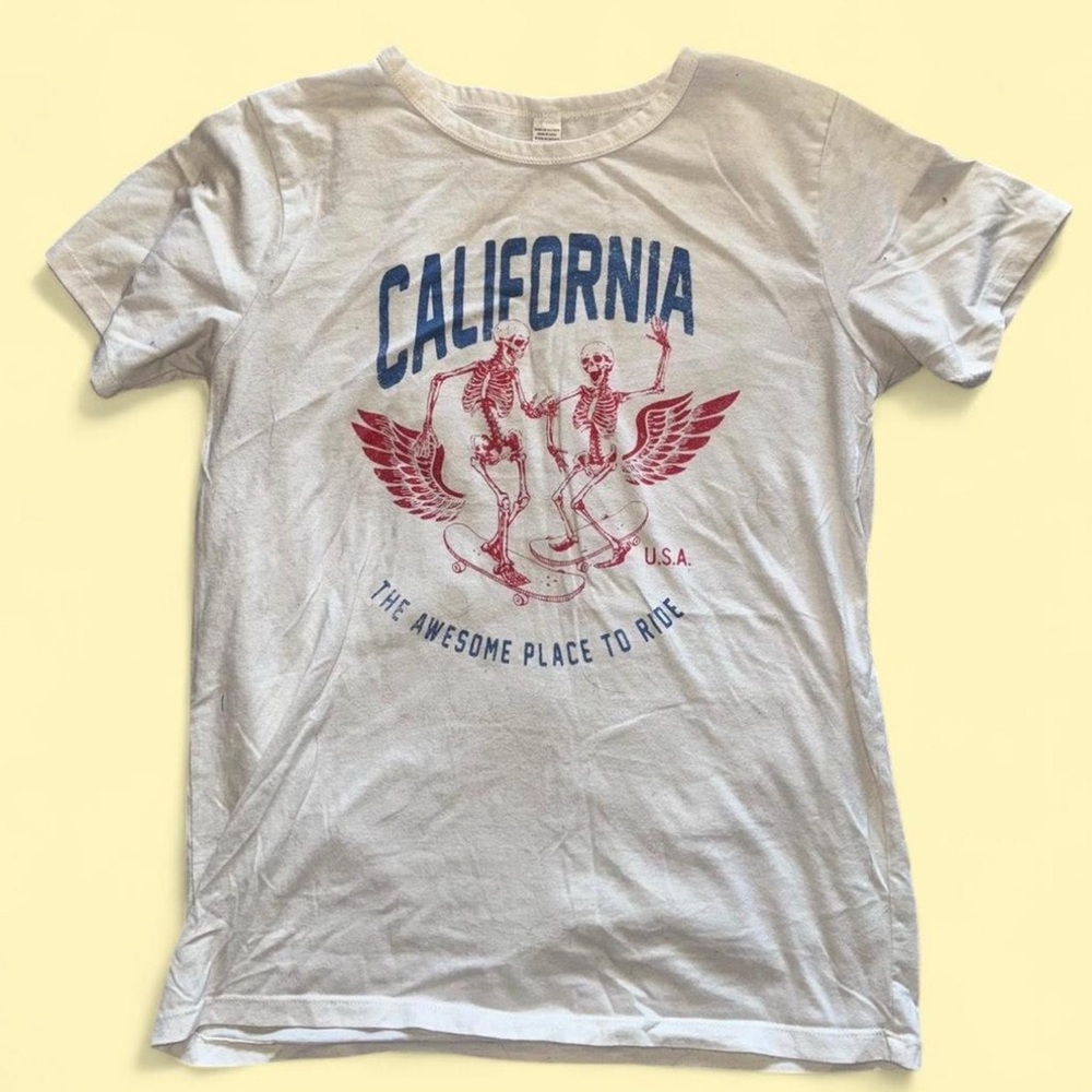 White California Graphic T-Shirt